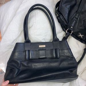 Black Kate spade bow bag
